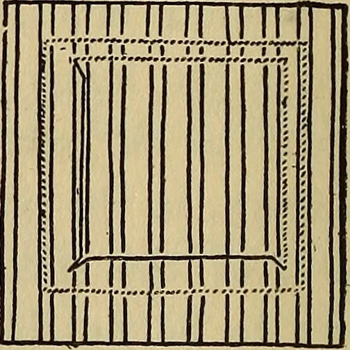 An illustration from A little sewing book for a little girl, 1918, leaf 195