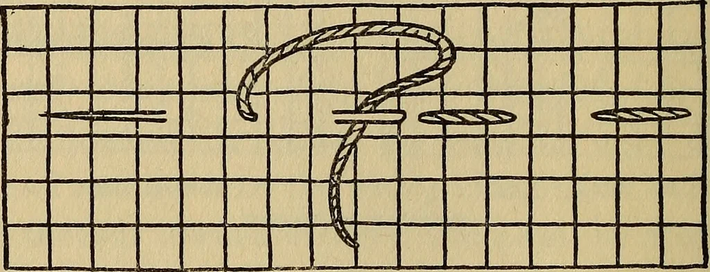 An illustration from A little sewing book for a little girl, 1918, leaf 39