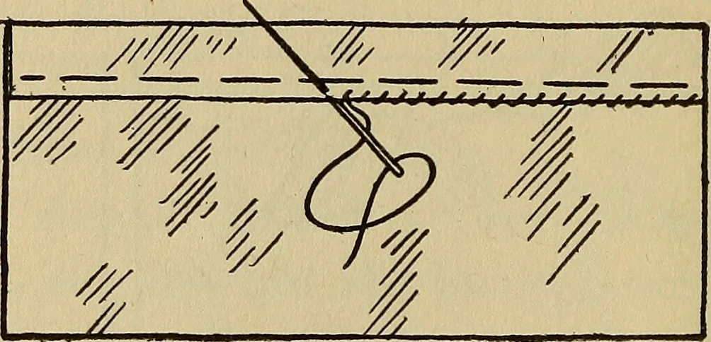 An illustration from A little sewing book for a little girl, 1918, leaf 59
