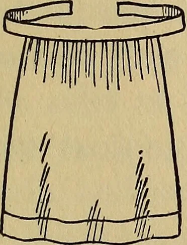 An illustration from A little sewing book for a little girl, 1918, leaf 66