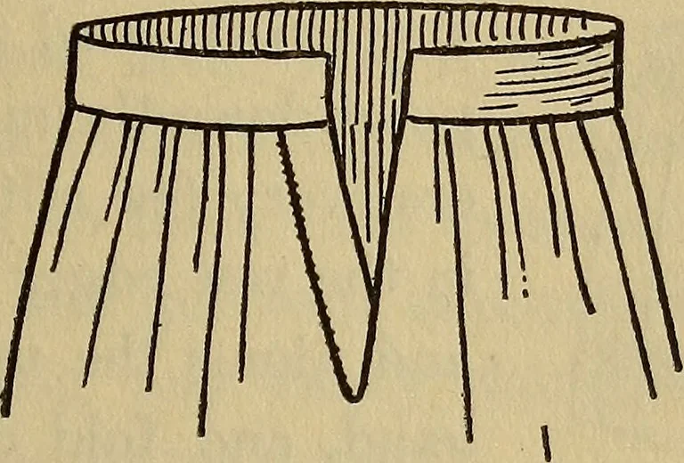 An illustration from A little sewing book for a little girl, 1918, leaf 76