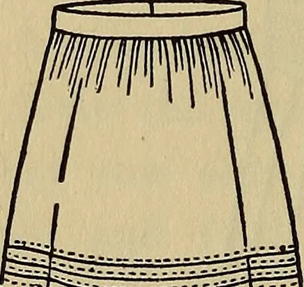 An illustration from A little sewing book for a little girl, 1918, leaf 77