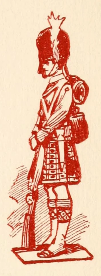 An illustration from Little wars : a game for boys from twelve years of age to one hundred and fifty and for that more intelligent sort of girls who like boys' games and books, 1913, leaf 73