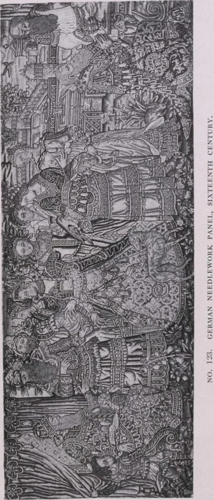 An illustration from Illustrated catalogue of the very valuable art property belonging to the estate of the well-known connoisseur, the late James A. Garland, Esq., a former trustee of the Metropolitan Museum of Art [electronic resource] : to be sold at unrestricted public sale by order of Charles T. Garland, Robert B. Dodson, and Robert Emmet, trustees, on the dates herein mentioned, 1909, leaf 100