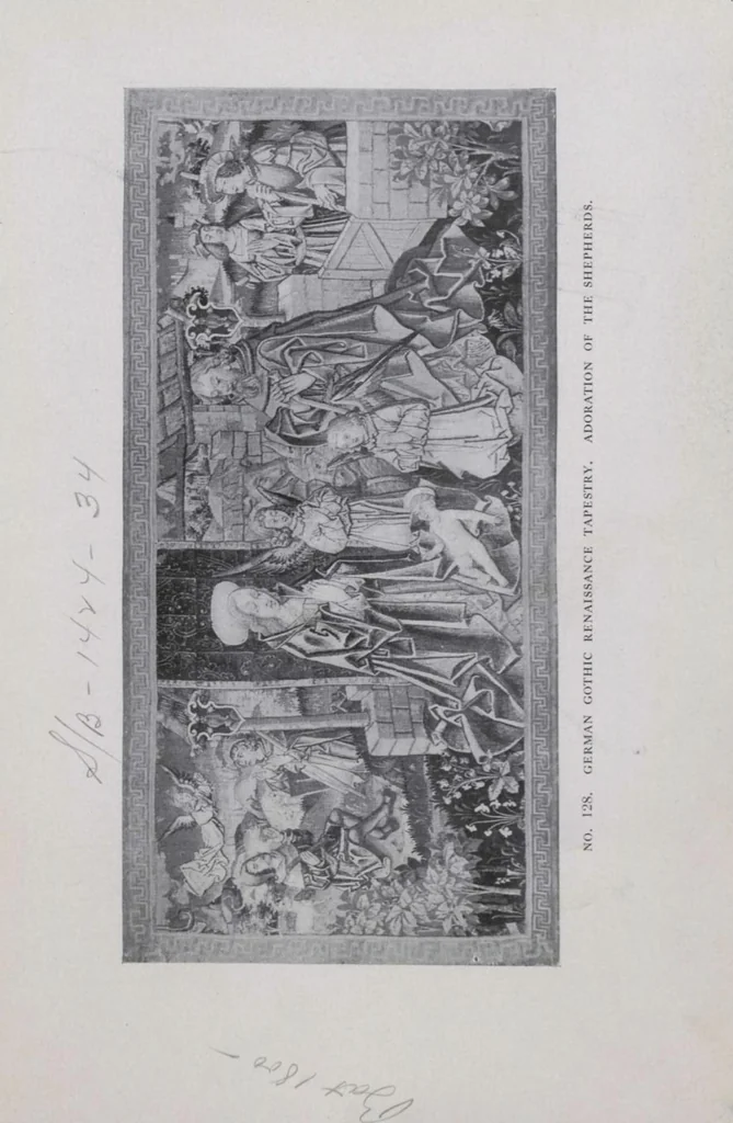 An illustration from Illustrated catalogue of the very valuable art property belonging to the estate of the well-known connoisseur, the late James A. Garland, Esq., a former trustee of the Metropolitan Museum of Art [electronic resource] : to be sold at unrestricted public sale by order of Charles T. Garland, Robert B. Dodson, and Robert Emmet, trustees, on the dates herein mentioned, 1909, leaf 108