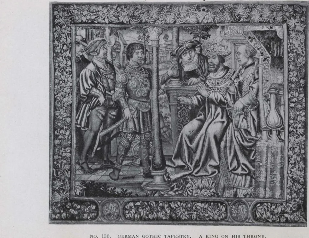 An illustration from Illustrated catalogue of the very valuable art property belonging to the estate of the well-known connoisseur, the late James A. Garland, Esq., a former trustee of the Metropolitan Museum of Art [electronic resource] : to be sold at unrestricted public sale by order of Charles T. Garland, Robert B. Dodson, and Robert Emmet, trustees, on the dates herein mentioned, 1909, leaf 113