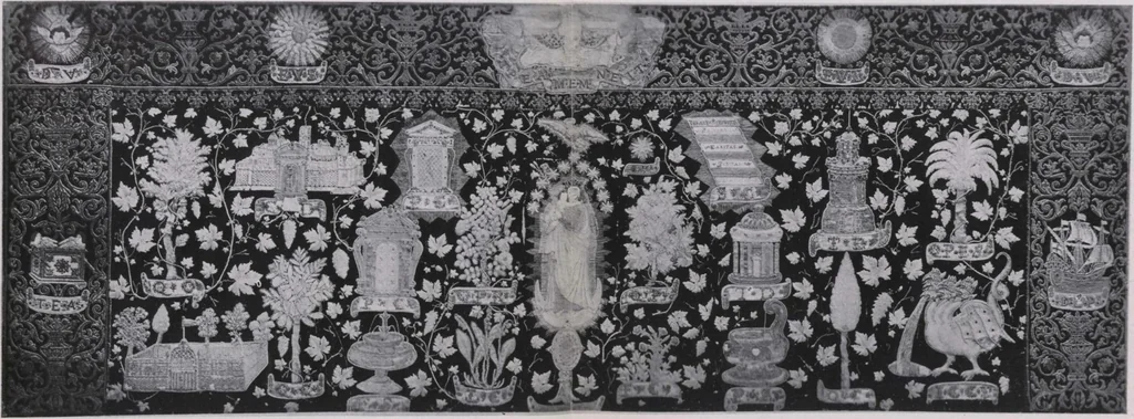 An illustration from Illustrated catalogue of the very valuable art property belonging to the estate of the well-known connoisseur, the late James A. Garland, Esq., a former trustee of the Metropolitan Museum of Art [electronic resource] : to be sold at unrestricted public sale by order of Charles T. Garland, Robert B. Dodson, and Robert Emmet, trustees, on the dates herein mentioned, 1909, leaf 95