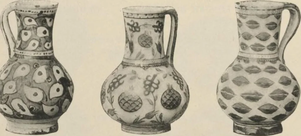 An illustration from Illustrated catalogue of the important and interesting collection of beautiful pottery vases of Eastern origin, dating from the sixth century B.C. to the eighteenth century A.D., being the collection of the widely known connoisseur Mr. Thomas B. Clarke of New York City [electronic resource] : to be sold at unrestricted public sale at the American Art Galleries on the afternoons herein stated, 1917, leaf 167