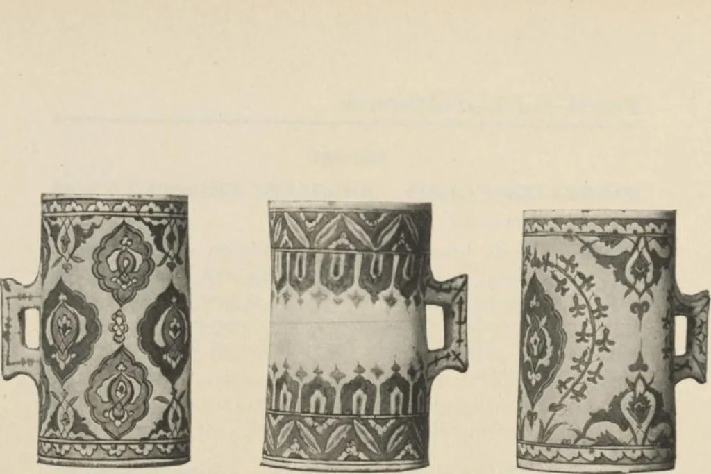 An illustration from Illustrated catalogue of the important and interesting collection of beautiful pottery vases of Eastern origin, dating from the sixth century B.C. to the eighteenth century A.D., being the collection of the widely known connoisseur Mr. Thomas B. Clarke of New York City [electronic resource] : to be sold at unrestricted public sale at the American Art Galleries on the afternoons herein stated, 1917, leaf 173