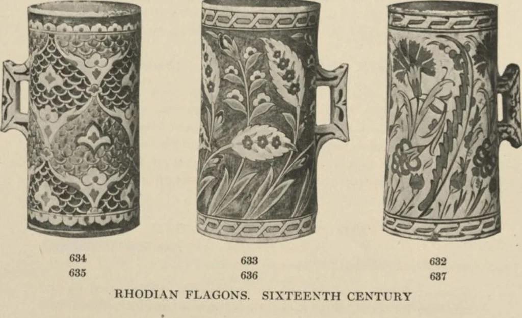 An illustration from Illustrated catalogue of the important and interesting collection of beautiful pottery vases of Eastern origin, dating from the sixth century B.C. to the eighteenth century A.D., being the collection of the widely known connoisseur Mr. Thomas B. Clarke of New York City [electronic resource] : to be sold at unrestricted public sale at the American Art Galleries on the afternoons herein stated, 1917, leaf 173