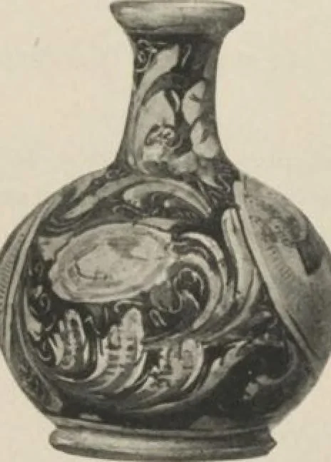 An illustration from Illustrated catalogue of the important and interesting collection of beautiful pottery vases of Eastern origin, dating from the sixth century B.C. to the eighteenth century A.D., being the collection of the widely known connoisseur Mr. Thomas B. Clarke of New York City [electronic resource] : to be sold at unrestricted public sale at the American Art Galleries on the afternoons herein stated, 1917, leaf 179