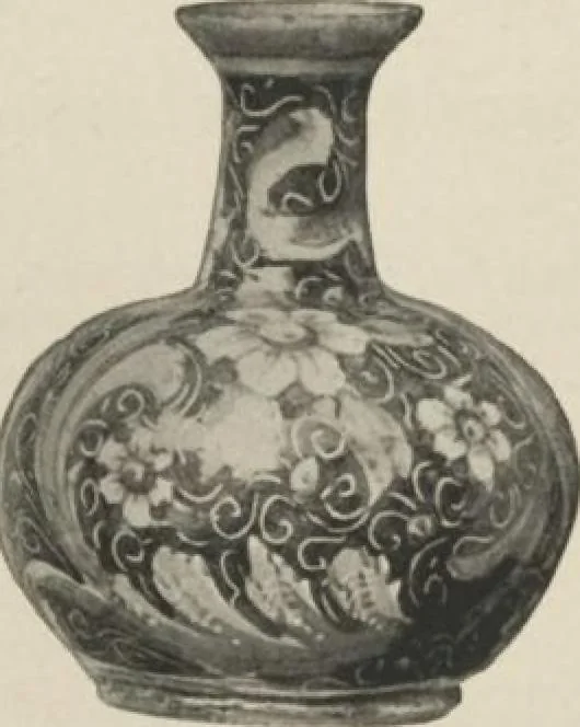 An illustration from Illustrated catalogue of the important and interesting collection of beautiful pottery vases of Eastern origin, dating from the sixth century B.C. to the eighteenth century A.D., being the collection of the widely known connoisseur Mr. Thomas B. Clarke of New York City [electronic resource] : to be sold at unrestricted public sale at the American Art Galleries on the afternoons herein stated, 1917, leaf 179