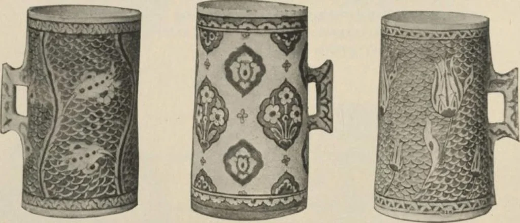 An illustration from Illustrated catalogue of the important and interesting collection of beautiful pottery vases of Eastern origin, dating from the sixth century B.C. to the eighteenth century A.D., being the collection of the widely known connoisseur Mr. Thomas B. Clarke of New York City [electronic resource] : to be sold at unrestricted public sale at the American Art Galleries on the afternoons herein stated, 1917, leaf 182