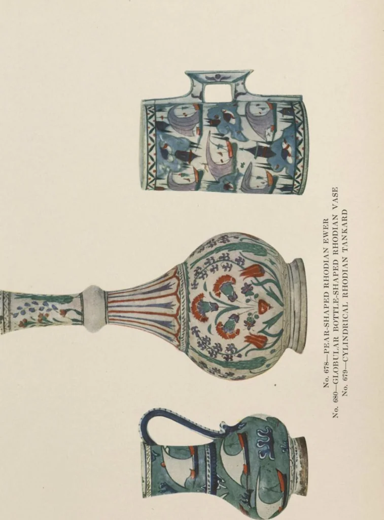 An illustration from Illustrated catalogue of the important and interesting collection of beautiful pottery vases of Eastern origin, dating from the sixth century B.C. to the eighteenth century A.D., being the collection of the widely known connoisseur Mr. Thomas B. Clarke of New York City [electronic resource] : to be sold at unrestricted public sale at the American Art Galleries on the afternoons herein stated, 1917, leaf 190