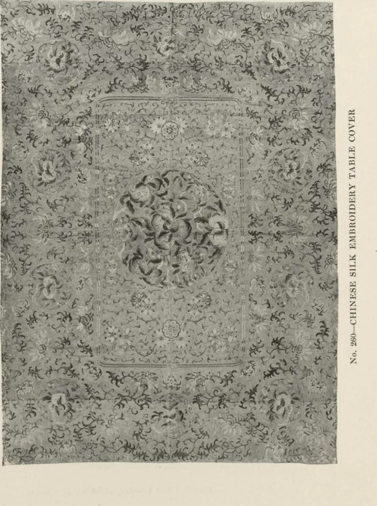 An illustration from Illustrated catalogue of the furniture and embellishments from the Imperial Palace, Pekin, exquisitely wrought gold ornaments from the ceremonial crowns of the former Emperor and Empress of China and numerous other objects of antiquity and distinctive artistic excellence, recently acquired by the firm of Messrs. Yamanaka & Company, New York, Japan, China [electronic resource] : to be sold at unrestricted public sale on the afternoons herein stated, 1917, leaf 123