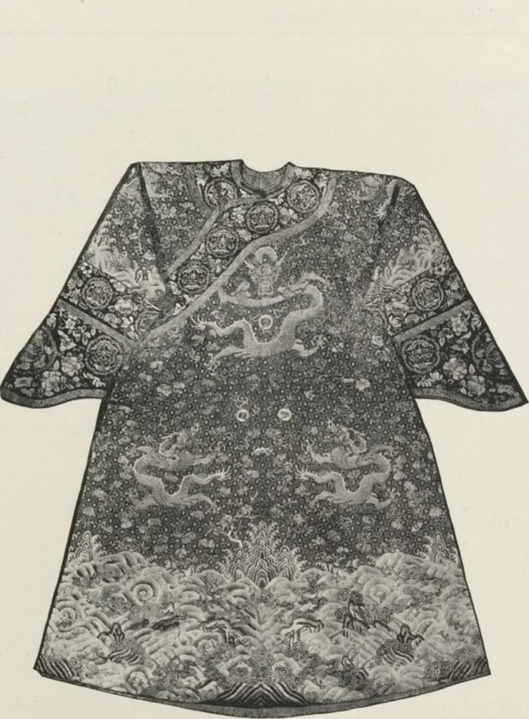 An illustration from Illustrated catalogue of the furniture and embellishments from the Imperial Palace, Pekin, exquisitely wrought gold ornaments from the ceremonial crowns of the former Emperor and Empress of China and numerous other objects of antiquity and distinctive artistic excellence, recently acquired by the firm of Messrs. Yamanaka & Company, New York, Japan, China [electronic resource] : to be sold at unrestricted public sale on the afternoons herein stated, 1917, leaf 129
