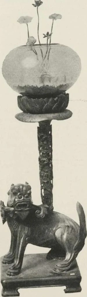 An illustration from Illustrated catalogue of the furniture and embellishments from the Imperial Palace, Pekin, exquisitely wrought gold ornaments from the ceremonial crowns of the former Emperor and Empress of China and numerous other objects of antiquity and distinctive artistic excellence, recently acquired by the firm of Messrs. Yamanaka & Company, New York, Japan, China [electronic resource] : to be sold at unrestricted public sale on the afternoons herein stated, 1917, leaf 50