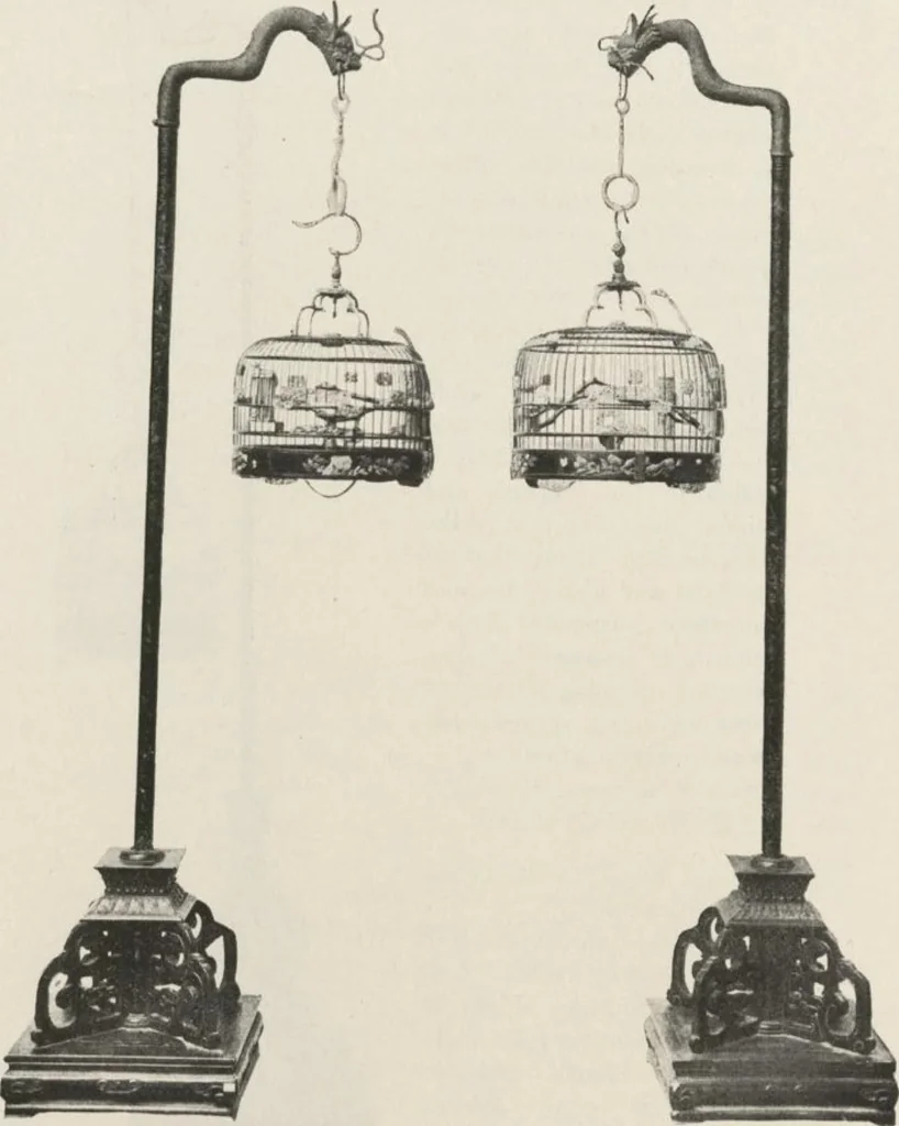 An illustration from Illustrated catalogue of the furniture and embellishments from the Imperial Palace, Pekin, exquisitely wrought gold ornaments from the ceremonial crowns of the former Emperor and Empress of China and numerous other objects of antiquity and distinctive artistic excellence, recently acquired by the firm of Messrs. Yamanaka & Company, New York, Japan, China [electronic resource] : to be sold at unrestricted public sale on the afternoons herein stated, 1917, leaf 52