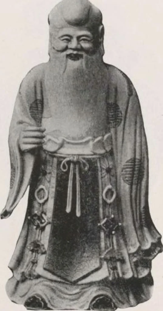 An illustration from Illustrated catalogue of the important collection of antique Chinese porcelains, Sung and Ming potteries, ancient stone sculptures, carved jades and other hard stones, snuff bottles, Mandarin necklaces, bronzes, enamels, palace furniture and wall panels and a number of rare and fine ancient Chinese paintings of the Sung and Ming periods [electronic resource] : all of which are to be sold at unrestricted public sale by direction of the Chinese expert, Lee Van Ching of Shanghai on the afternoons herein stated, 1917, leaf 110