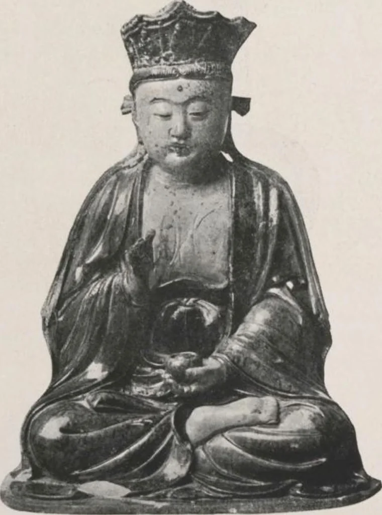 An illustration from Illustrated catalogue of the important collection of antique Chinese porcelains, Sung and Ming potteries, ancient stone sculptures, carved jades and other hard stones, snuff bottles, Mandarin necklaces, bronzes, enamels, palace furniture and wall panels and a number of rare and fine ancient Chinese paintings of the Sung and Ming periods [electronic resource] : all of which are to be sold at unrestricted public sale by direction of the Chinese expert, Lee Van Ching of Shanghai on the afternoons herein stated, 1917, leaf 162