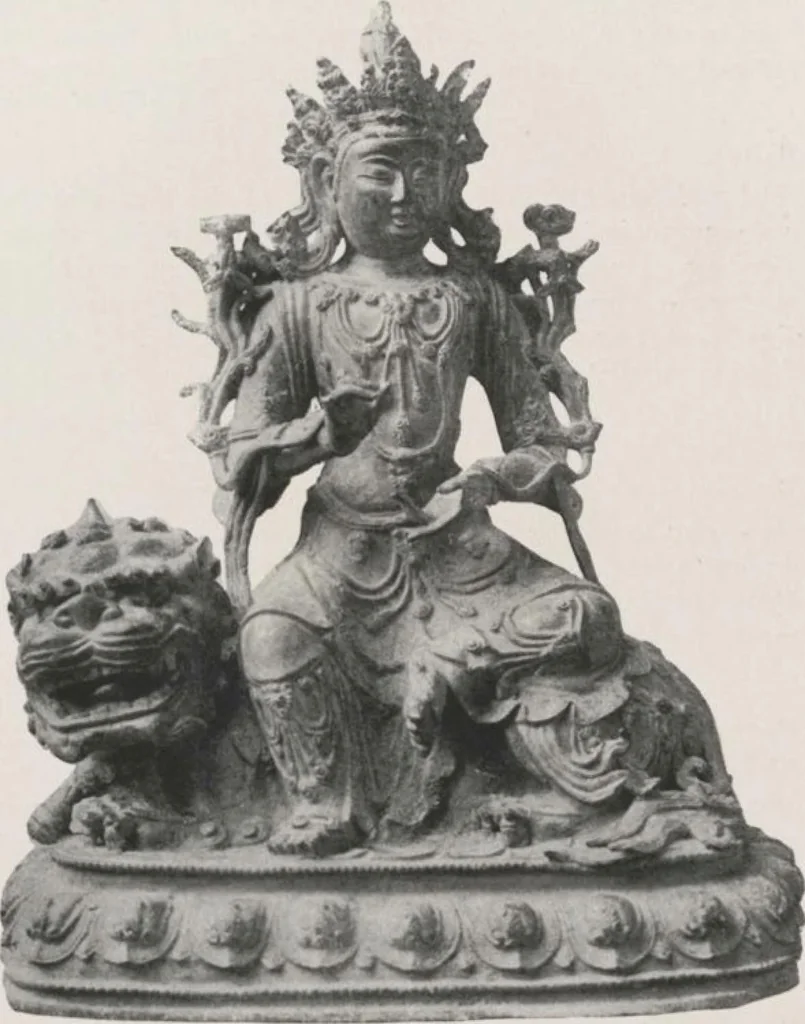 An illustration from Illustrated catalogue of the important collection of antique Chinese porcelains, Sung and Ming potteries, ancient stone sculptures, carved jades and other hard stones, snuff bottles, Mandarin necklaces, bronzes, enamels, palace furniture and wall panels and a number of rare and fine ancient Chinese paintings of the Sung and Ming periods [electronic resource] : all of which are to be sold at unrestricted public sale by direction of the Chinese expert, Lee Van Ching of Shanghai on the afternoons herein stated, 1917, leaf 181