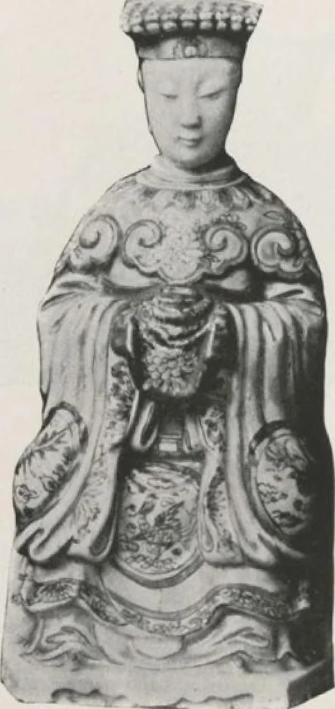 An illustration from Illustrated catalogue of the important collection of antique Chinese porcelains, Sung and Ming potteries, ancient stone sculptures, carved jades and other hard stones, snuff bottles, Mandarin necklaces, bronzes, enamels, palace furniture and wall panels and a number of rare and fine ancient Chinese paintings of the Sung and Ming periods [electronic resource] : all of which are to be sold at unrestricted public sale by direction of the Chinese expert, Lee Van Ching of Shanghai on the afternoons herein stated, 1917, leaf 93