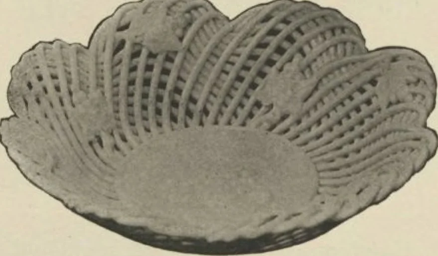 An illustration from Illustrated catalogue of a remarkable collection of beautiful white glazes in European and Oriental productions, exceptional Chinese porcelains, exclusively single-color specimens [electronic resource] : to be sold at unrestricted public sale by direction of Mr. Thomas B. Clarke at the American Art Galleries on the afternoons herein stated, 1918, leaf 10