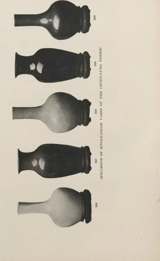 An illustration from Illustrated catalogue of a remarkable collection of beautiful white glazes in European and Oriental productions, exceptional Chinese porcelains, exclusively single-color specimens [electronic resource] : to be sold at unrestricted public sale by direction of Mr. Thomas B. Clarke at the American Art Galleries on the afternoons herein stated, 1918, leaf 111