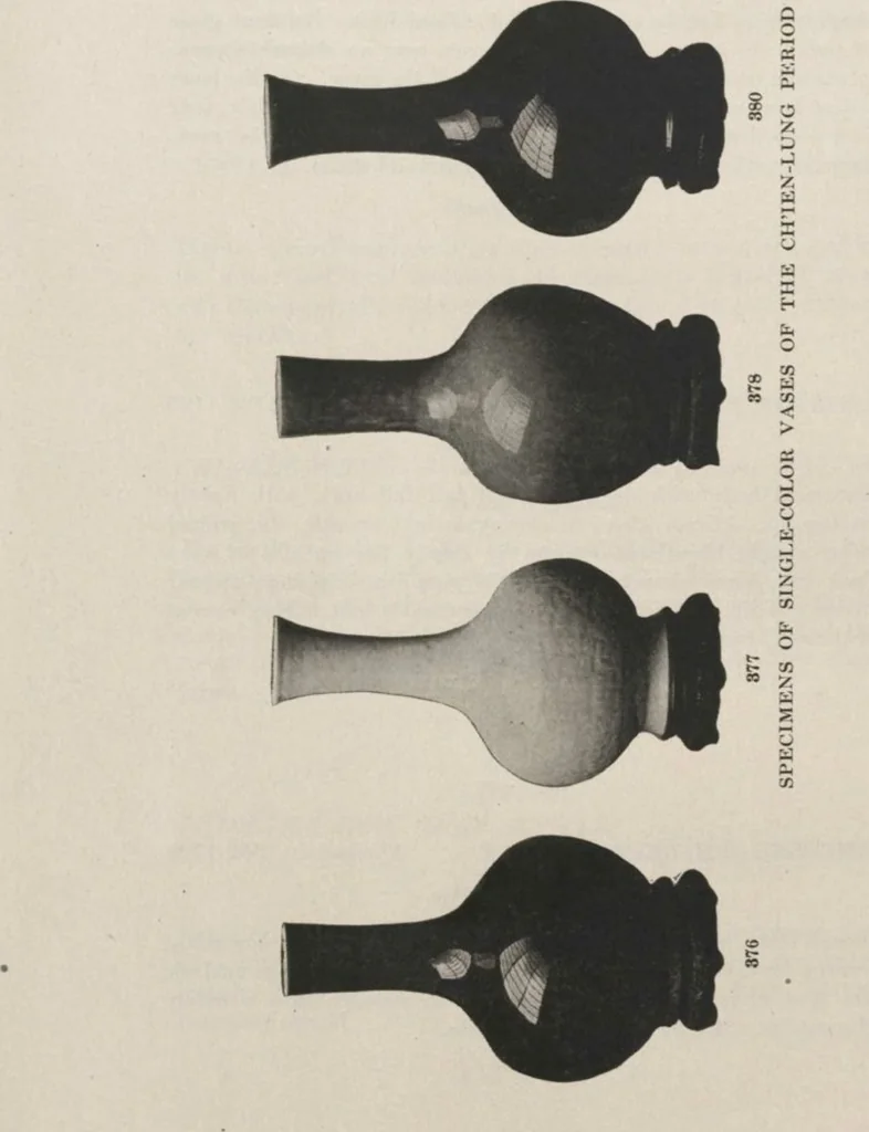 An illustration from Illustrated catalogue of a remarkable collection of beautiful white glazes in European and Oriental productions, exceptional Chinese porcelains, exclusively single-color specimens [electronic resource] : to be sold at unrestricted public sale by direction of Mr. Thomas B. Clarke at the American Art Galleries on the afternoons herein stated, 1918, leaf 121