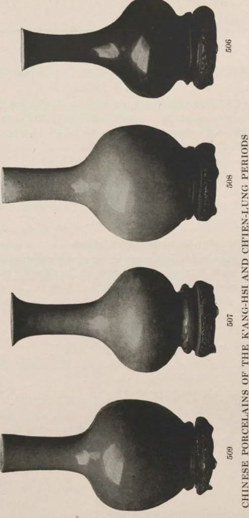 An illustration from Illustrated catalogue of a remarkable collection of beautiful white glazes in European and Oriental productions, exceptional Chinese porcelains, exclusively single-color specimens [electronic resource] : to be sold at unrestricted public sale by direction of Mr. Thomas B. Clarke at the American Art Galleries on the afternoons herein stated, 1918, leaf 169