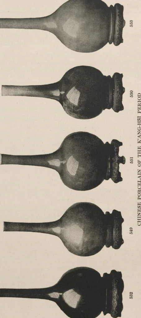 An illustration from Illustrated catalogue of a remarkable collection of beautiful white glazes in European and Oriental productions, exceptional Chinese porcelains, exclusively single-color specimens [electronic resource] : to be sold at unrestricted public sale by direction of Mr. Thomas B. Clarke at the American Art Galleries on the afternoons herein stated, 1918, leaf 183