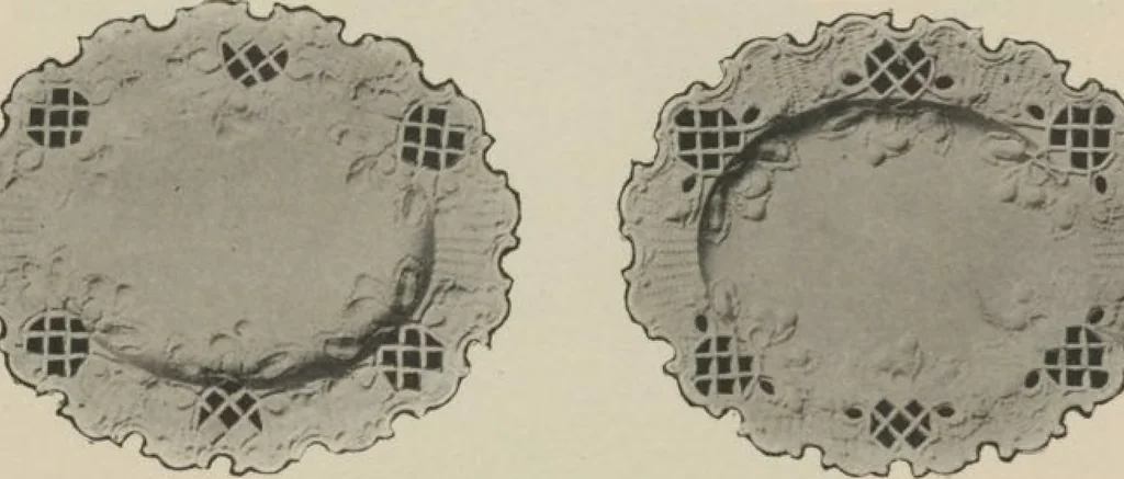 An illustration from Illustrated catalogue of a remarkable collection of beautiful white glazes in European and Oriental productions, exceptional Chinese porcelains, exclusively single-color specimens [electronic resource] : to be sold at unrestricted public sale by direction of Mr. Thomas B. Clarke at the American Art Galleries on the afternoons herein stated, 1918, leaf 33