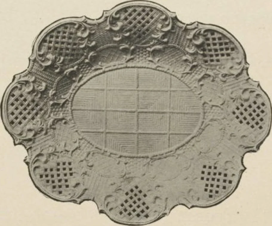 An illustration from Illustrated catalogue of a remarkable collection of beautiful white glazes in European and Oriental productions, exceptional Chinese porcelains, exclusively single-color specimens [electronic resource] : to be sold at unrestricted public sale by direction of Mr. Thomas B. Clarke at the American Art Galleries on the afternoons herein stated, 1918, leaf 45
