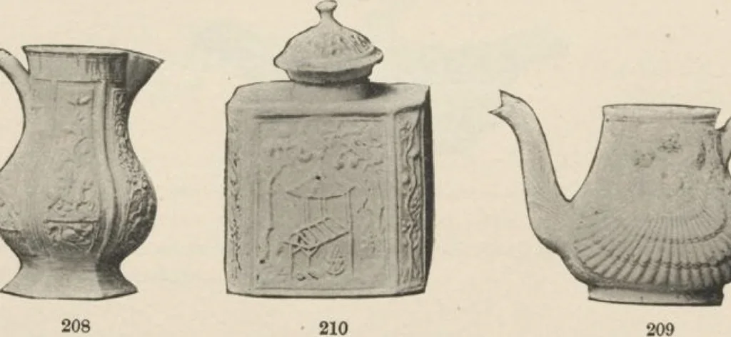 An illustration from Illustrated catalogue of a remarkable collection of beautiful white glazes in European and Oriental productions, exceptional Chinese porcelains, exclusively single-color specimens [electronic resource] : to be sold at unrestricted public sale by direction of Mr. Thomas B. Clarke at the American Art Galleries on the afternoons herein stated, 1918, leaf 63