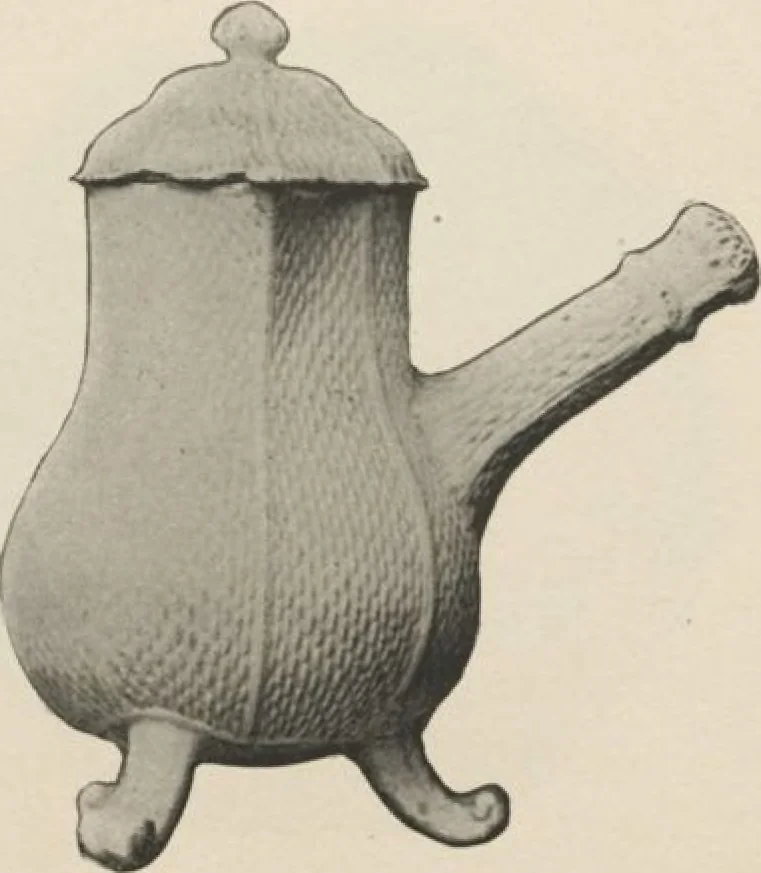 An illustration from Illustrated catalogue of a remarkable collection of beautiful white glazes in European and Oriental productions, exceptional Chinese porcelains, exclusively single-color specimens [electronic resource] : to be sold at unrestricted public sale by direction of Mr. Thomas B. Clarke at the American Art Galleries on the afternoons herein stated, 1918, leaf 67