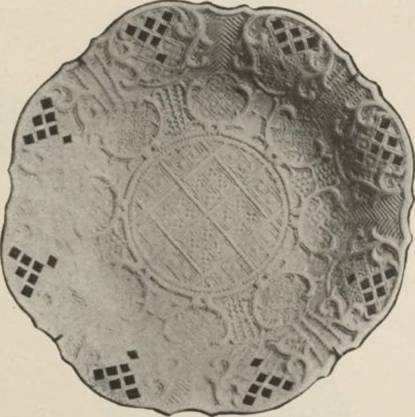 An illustration from Illustrated catalogue of a remarkable collection of beautiful white glazes in European and Oriental productions, exceptional Chinese porcelains, exclusively single-color specimens [electronic resource] : to be sold at unrestricted public sale by direction of Mr. Thomas B. Clarke at the American Art Galleries on the afternoons herein stated, 1918, leaf 68