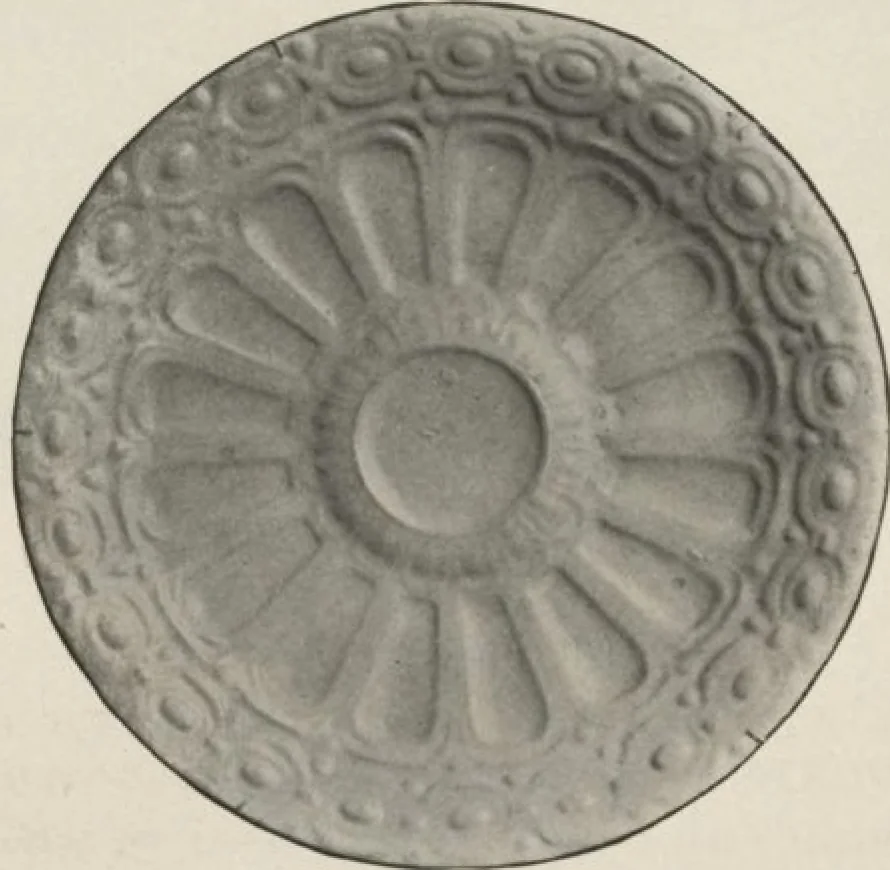 An illustration from Illustrated catalogue of a remarkable collection of beautiful white glazes in European and Oriental productions, exceptional Chinese porcelains, exclusively single-color specimens [electronic resource] : to be sold at unrestricted public sale by direction of Mr. Thomas B. Clarke at the American Art Galleries on the afternoons herein stated, 1918, leaf 95