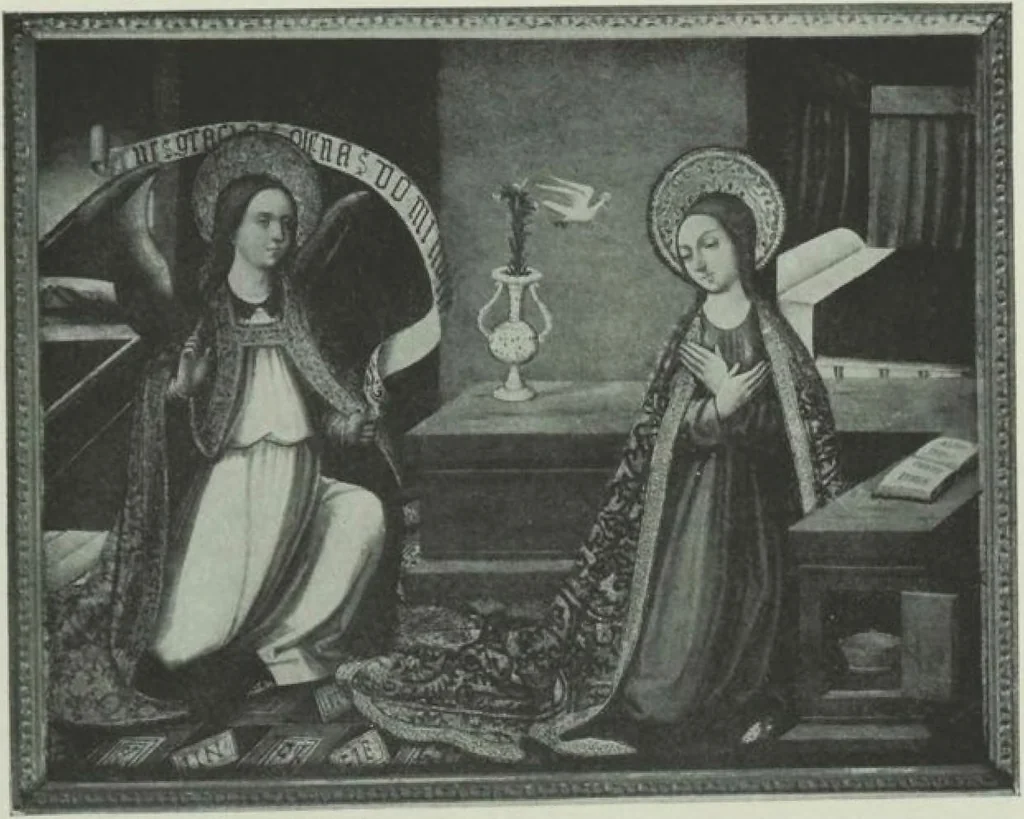 An illustration from Illustrated catalogue of a highly important collection of ancient paintings of the Italian, Dutch, Spanish, Flemish and French schools, including an imposing gathering of Italian and Flemish primitives [electronic resource] : to be sold at unrestricted public sale by direction of the F. Kleinberger Galleries, for the purpose of adjusting the business interests of their former partnership and the present incorporation, in the grand ballroom of the Plaza Hotel, Fifth Avenue, 58th to 59th Street, on the evening herein stated, 1918, leaf 107