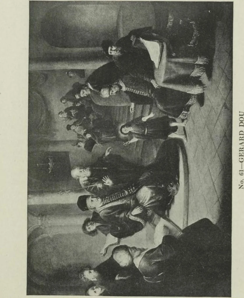 An illustration from Illustrated catalogue of a highly important collection of ancient paintings of the Italian, Dutch, Spanish, Flemish and French schools, including an imposing gathering of Italian and Flemish primitives [electronic resource] : to be sold at unrestricted public sale by direction of the F. Kleinberger Galleries, for the purpose of adjusting the business interests of their former partnership and the present incorporation, in the grand ballroom of the Plaza Hotel, Fifth Avenue, 58th to 59th Street, on the evening herein stated, 1918, leaf 136