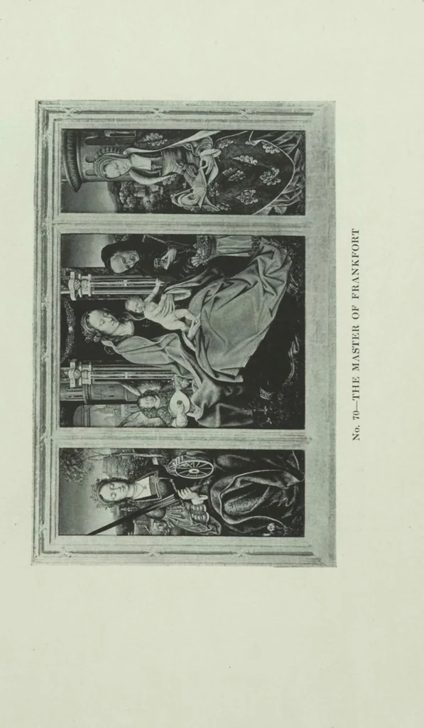 An illustration from Illustrated catalogue of a highly important collection of ancient paintings of the Italian, Dutch, Spanish, Flemish and French schools, including an imposing gathering of Italian and Flemish primitives [electronic resource] : to be sold at unrestricted public sale by direction of the F. Kleinberger Galleries, for the purpose of adjusting the business interests of their former partnership and the present incorporation, in the grand ballroom of the Plaza Hotel, Fifth Avenue, 58th to 59th Street, on the evening herein stated, 1918, leaf 154