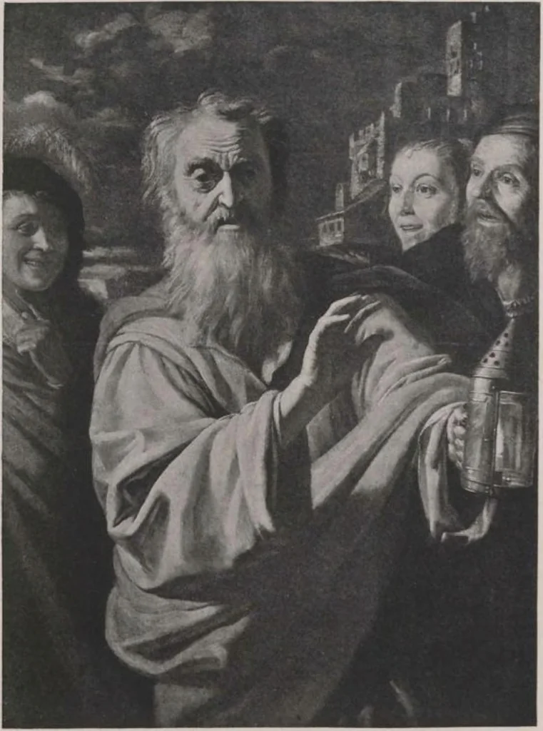 An illustration from Illustrated catalogue of a highly important collection of ancient paintings of the Italian, Dutch, Spanish, Flemish and French schools, including an imposing gathering of Italian and Flemish primitives [electronic resource] : to be sold at unrestricted public sale by direction of the F. Kleinberger Galleries, for the purpose of adjusting the business interests of their former partnership and the present incorporation, in the grand ballroom of the Plaza Hotel, Fifth Avenue, 58th to 59th Street, on the evening herein stated, 1918, leaf 164