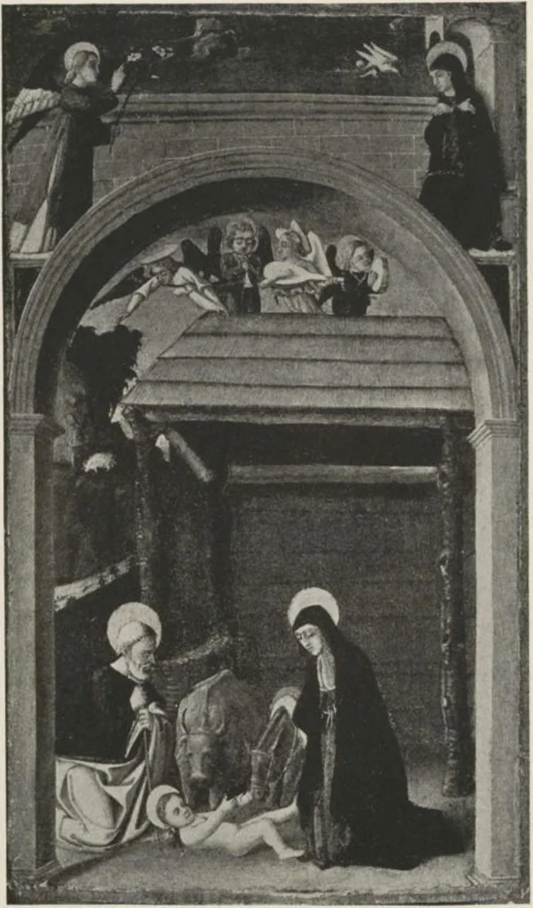 An illustration from Illustrated catalogue of a highly important collection of ancient paintings of the Italian, Dutch, Spanish, Flemish and French schools, including an imposing gathering of Italian and Flemish primitives [electronic resource] : to be sold at unrestricted public sale by direction of the F. Kleinberger Galleries, for the purpose of adjusting the business interests of their former partnership and the present incorporation, in the grand ballroom of the Plaza Hotel, Fifth Avenue, 58th to 59th Street, on the evening herein stated, 1918, leaf 20