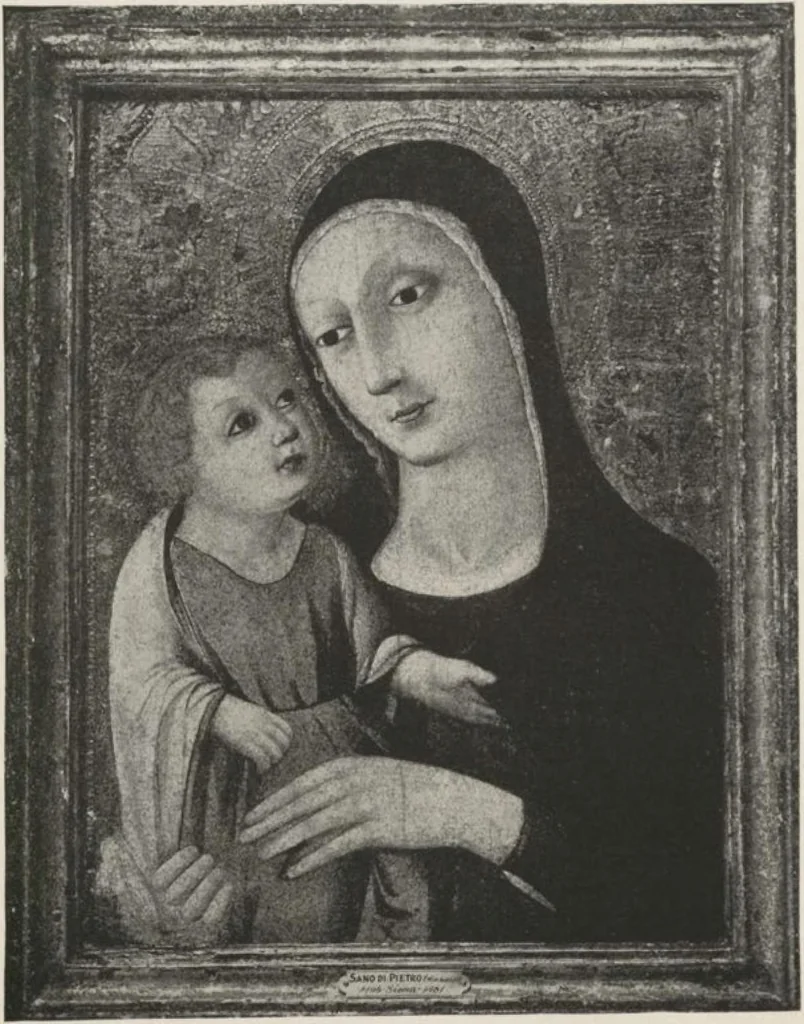 An illustration from Illustrated catalogue of a highly important collection of ancient paintings of the Italian, Dutch, Spanish, Flemish and French schools, including an imposing gathering of Italian and Flemish primitives [electronic resource] : to be sold at unrestricted public sale by direction of the F. Kleinberger Galleries, for the purpose of adjusting the business interests of their former partnership and the present incorporation, in the grand ballroom of the Plaza Hotel, Fifth Avenue, 58th to 59th Street, on the evening herein stated, 1918, leaf 32