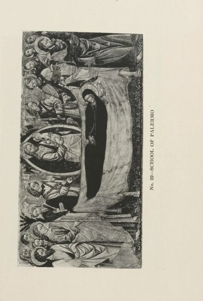 An illustration from Illustrated catalogue of a highly important collection of ancient paintings of the Italian, Dutch, Spanish, Flemish and French schools, including an imposing gathering of Italian and Flemish primitives [electronic resource] : to be sold at unrestricted public sale by direction of the F. Kleinberger Galleries, for the purpose of adjusting the business interests of their former partnership and the present incorporation, in the grand ballroom of the Plaza Hotel, Fifth Avenue, 58th to 59th Street, on the evening herein stated, 1918, leaf 58