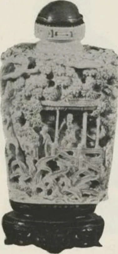 An illustration from Illustrated catalogue of an exceedingly important collection of artistic Oriental objects and decorative art, which the owners have been three years in assembling [electronic resource] : to be sold at unrestricted public sale by direction of the owners, the well-known house of Yamanaka & Co., New York, Japan, China, London, on the afternoons and evening herein stated, 1921, leaf 17
