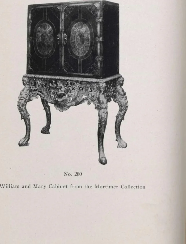 An illustration from Illustrated catalogue of your apartment [electronic resource] : comprising art objects, antiquities and furniture from many parts and periods of the art world, tapestries and textiles, wrought-iron work and lamps, a collection of rare Chinese paintings, 1921, leaf 71