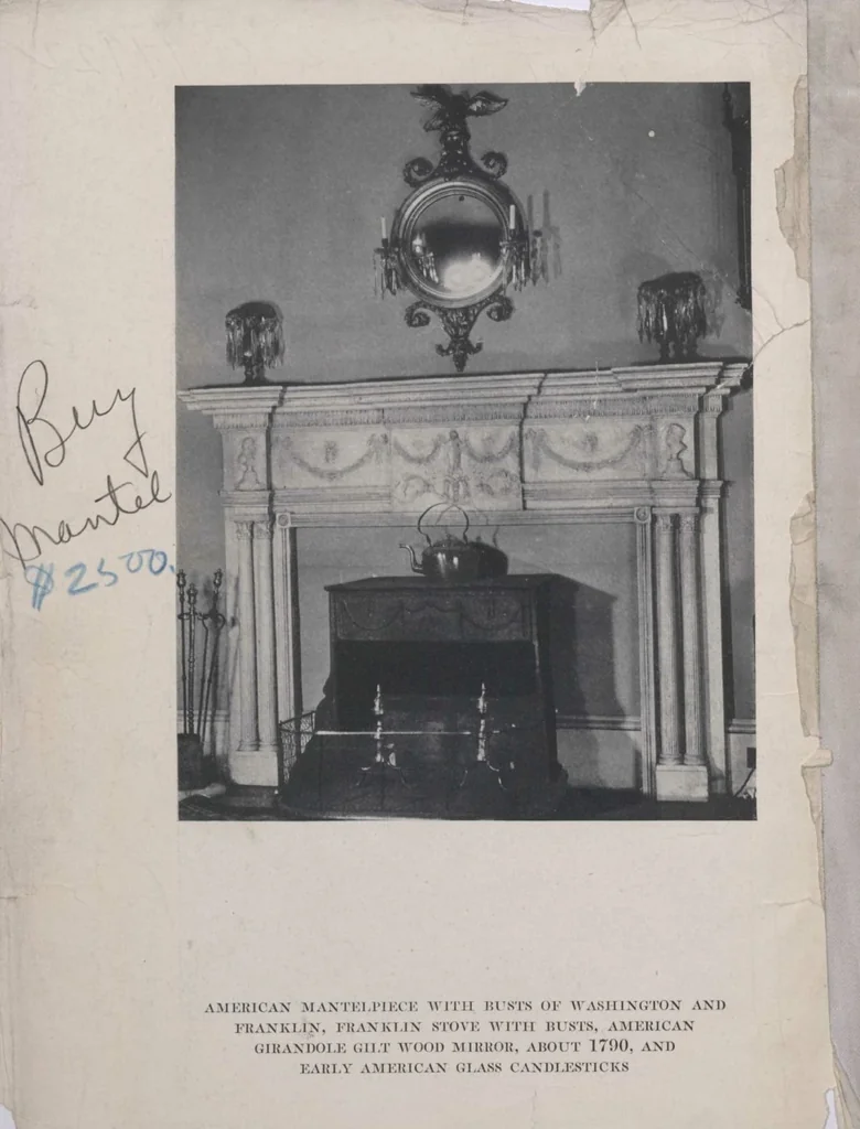An illustration from The Jacob Paxson Temple collection of early American furniture and objects of art [electronic resource], 1922, leaf 1