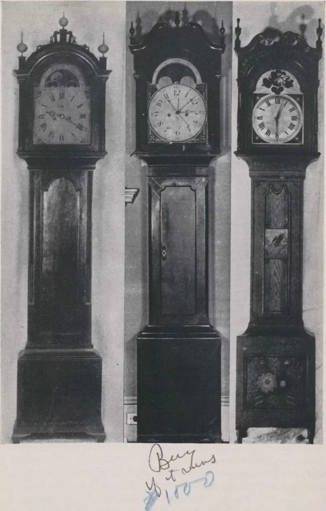 An illustration from The Jacob Paxson Temple collection of early American furniture and objects of art [electronic resource], 1922, leaf 20