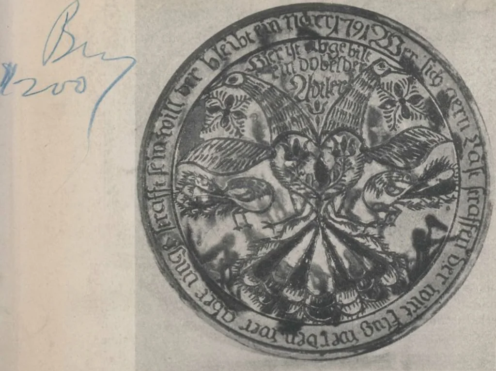 An illustration from The Jacob Paxson Temple collection of early American furniture and objects of art [electronic resource], 1922, leaf 29