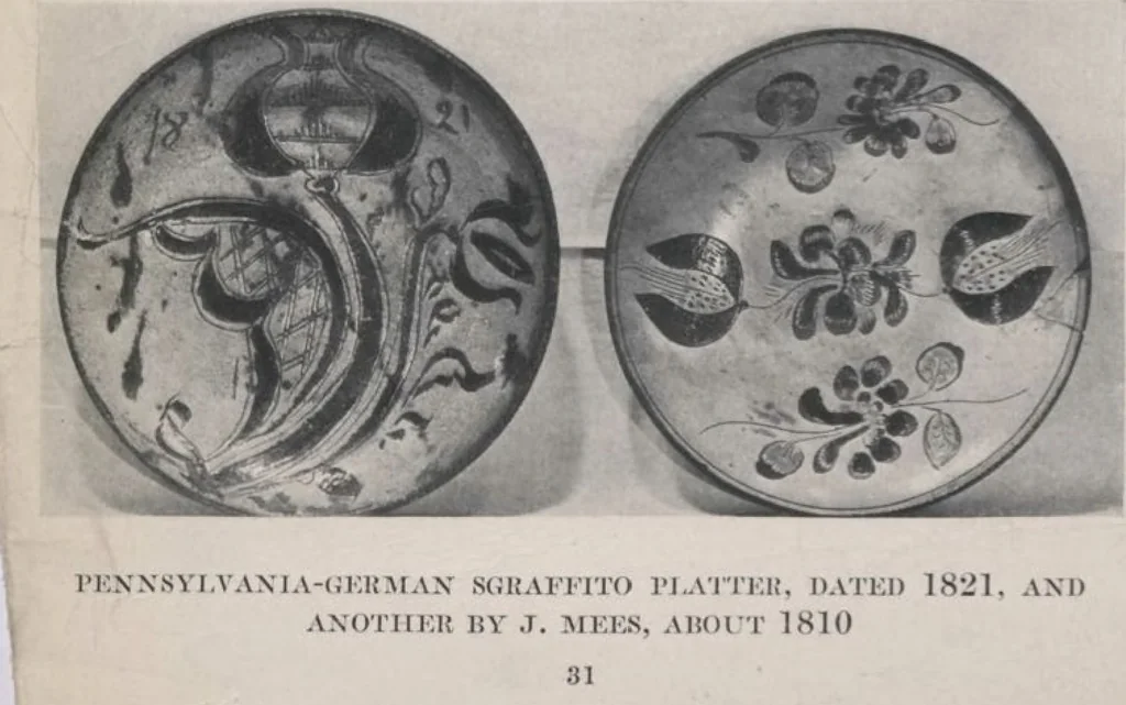 An illustration from The Jacob Paxson Temple collection of early American furniture and objects of art [electronic resource], 1922, leaf 30